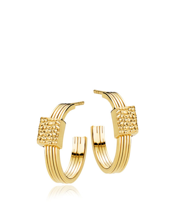 IZABEL CAMILLE SØLV FG ØRERINGE CREOL SIMONE WULFF -A1737GS