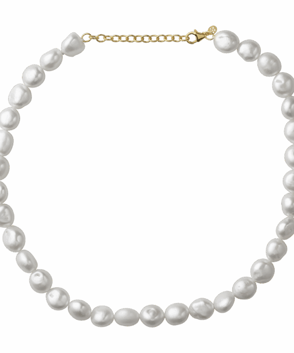 BYBIEHL AURA HALSKÆDE FORGYLDT SØLV- 3-1509-GP