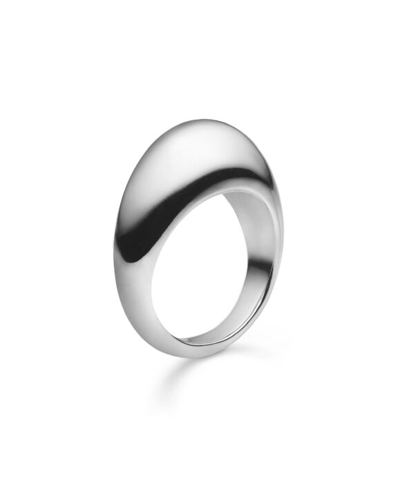 MADS Z ELLIPSE SØLV RING - 2140039