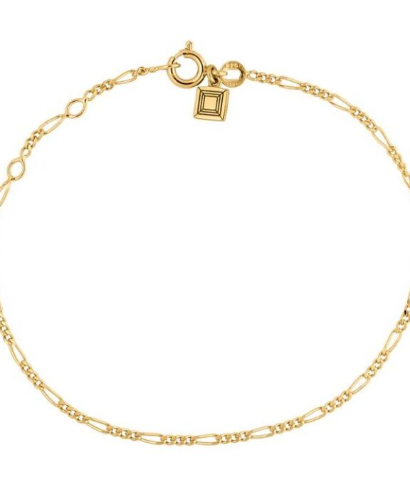 CARRÉ CHAIN GANG SØLV FORGYLDT AMBÅND - FB 4331 16,1,5+1,5