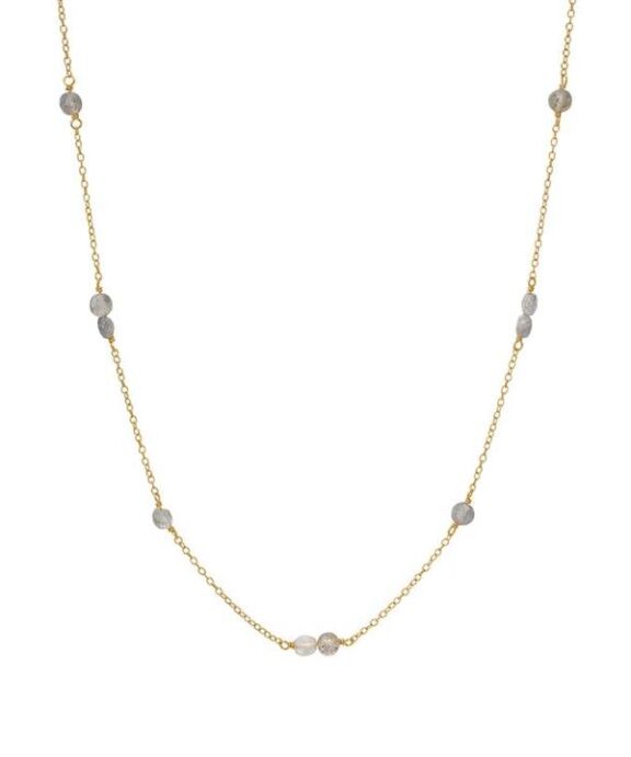 CARRE GEM CANDY SØLV FORGYLDT HALSKÆDE -  FC 4339 LB 35+2,5+2,5