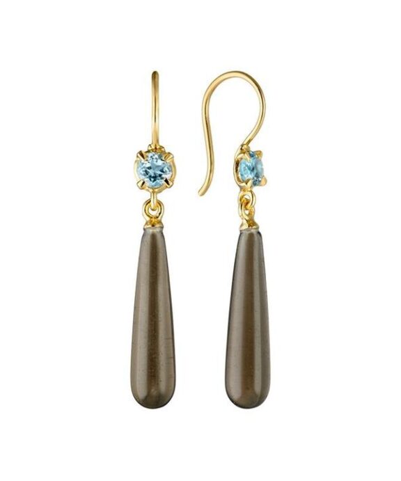 CARRÉ GEM CANDY ØRRINGE SØLV FORGYLDT - FH 4261 BT-ST