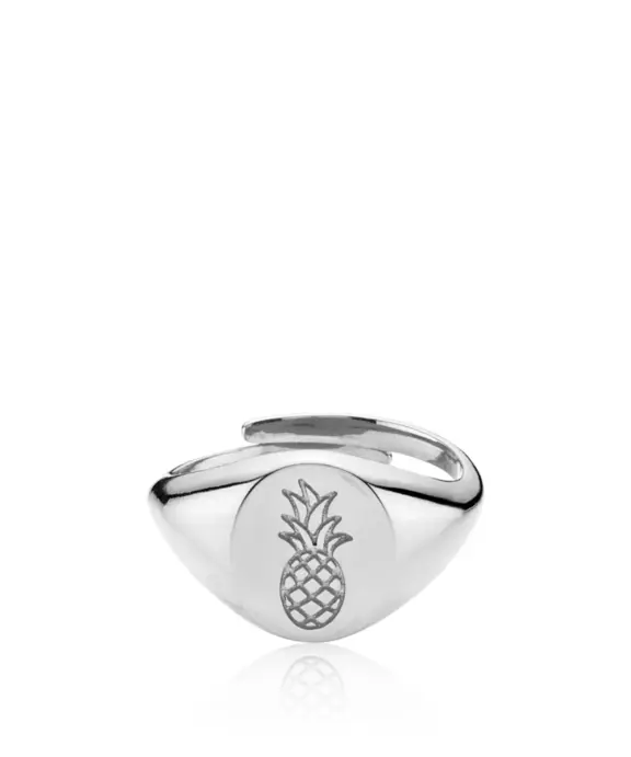 SISTIE BY ANNA BRIAND SØLV RING MED ANANAS - Z4031SWS