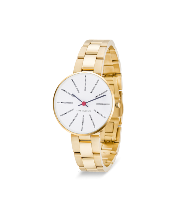 ARNE JACOBSEN BANKERS FORGYLDT LÆNKE 30MM. - 53113-1429