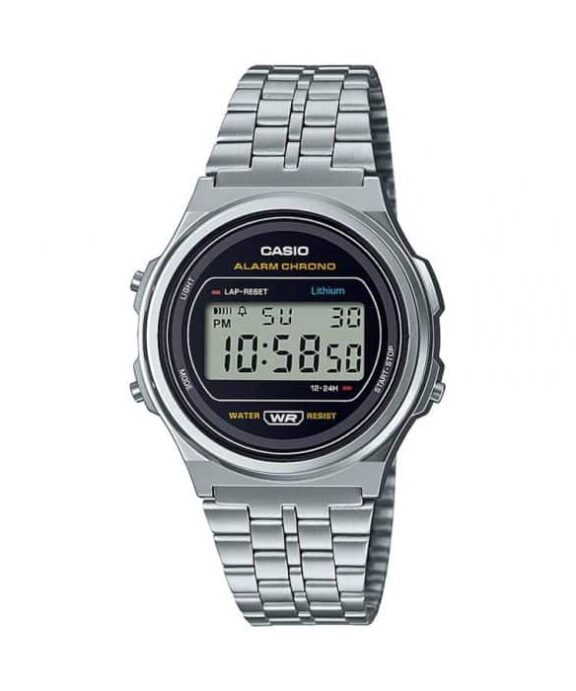 CASIO VINTAGE 593 BASIC STÅL - A171WE-1AEF
