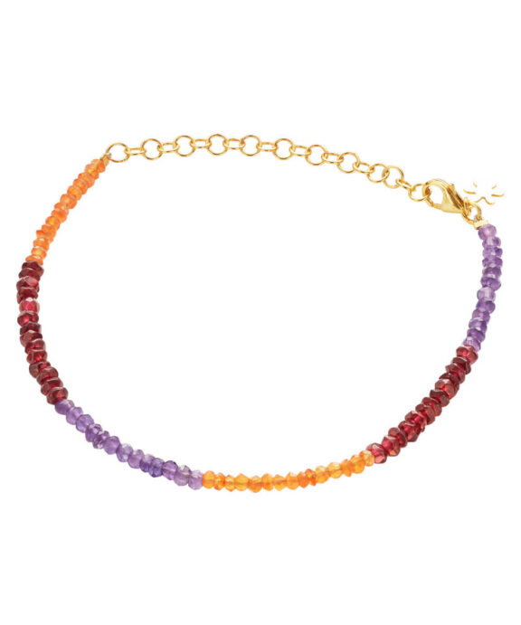 SUSANNE FRIIS BJØRNER ARMBÅND SØLV FORGYLDT - 1862-2-555