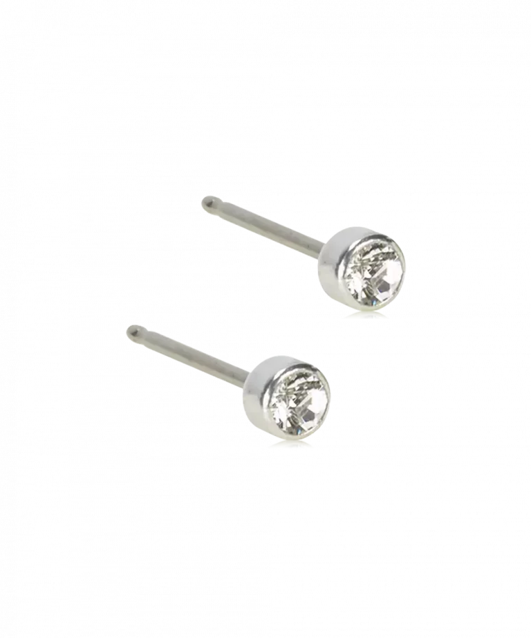 BLOMDAHL ØRERINGE TITANIUM BEZEL - 15-1402-01