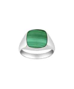 SON OF NOA HERRE RING SØLV MED MALAKIT- 106700509