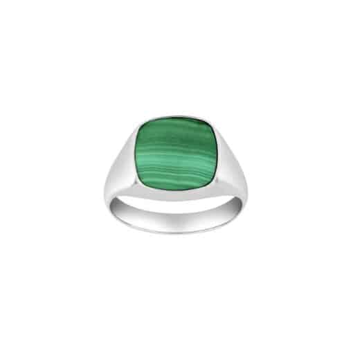 SON OF NOA HERRE RING SØLV MED MALAKIT- 106700509