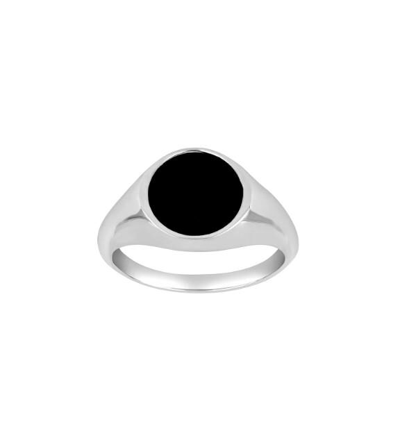 SON OF NOA RING MED SORT ONYX SØLV - 106700809