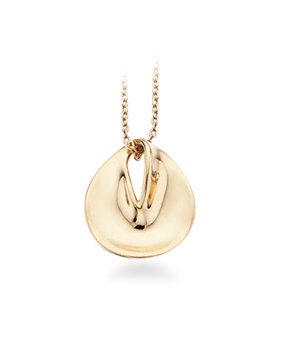 SCROUPLES 8 KARAT GULD VEDHÆNG OVAL - 212633