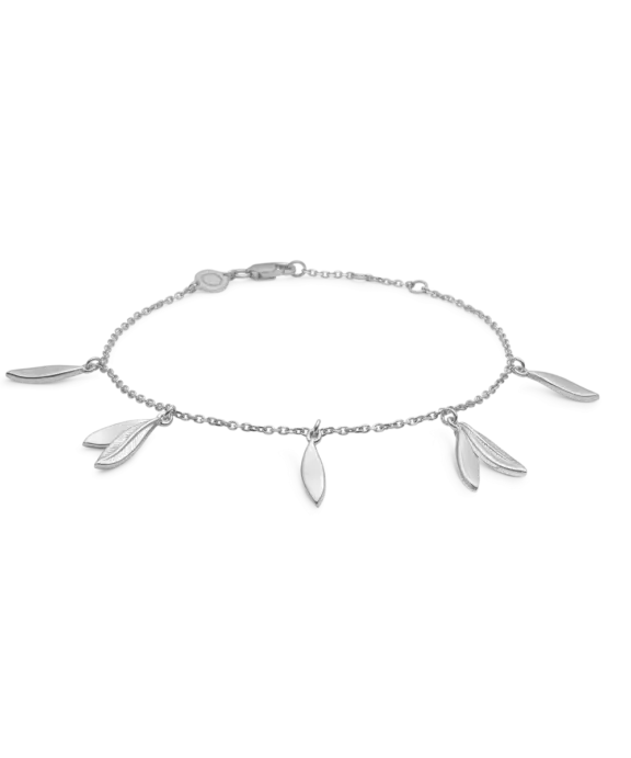 MADS Z PAPAGENA SØLV ARMBÅND MED FJER - 2150081