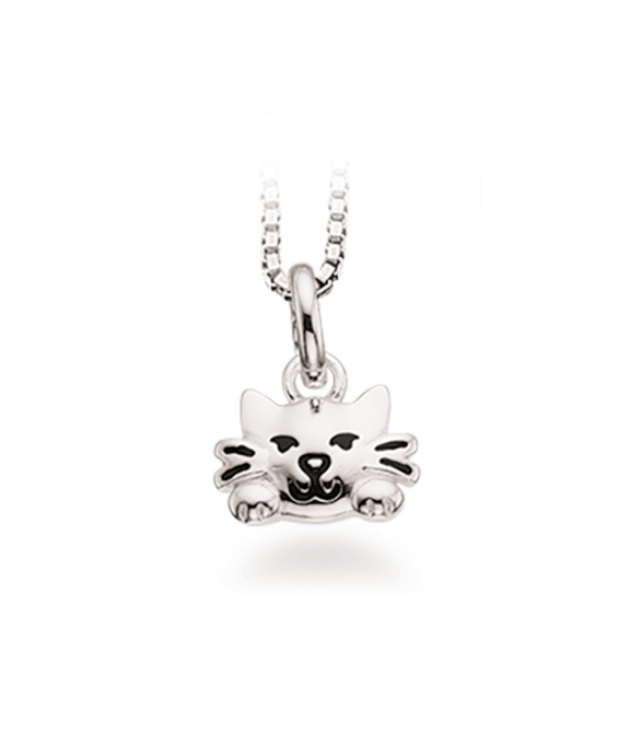 SCROUPLES SØLV BØRNE HALSKÆDE KAT - 235702
