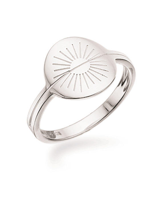 SCROUPLES SØLV RING MED SOL - 726342
