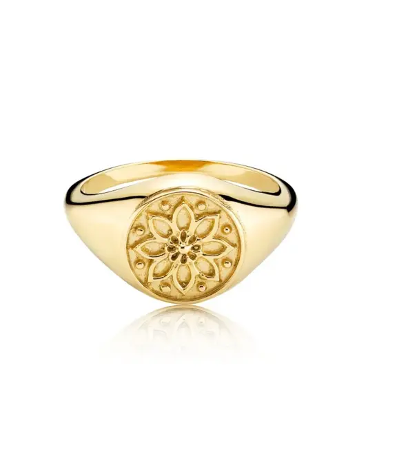IZABEL CAMILLE RING SØLV FORGYLDT FRIDA - A4166GS