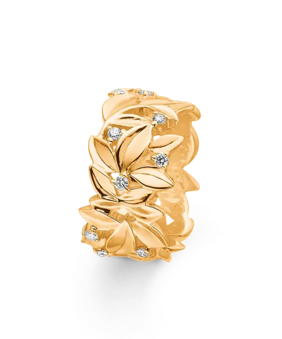 MADS Z OLIVE LOVE 14 KARAT GULD RING MED 0,28 CT W/SI - 1541104