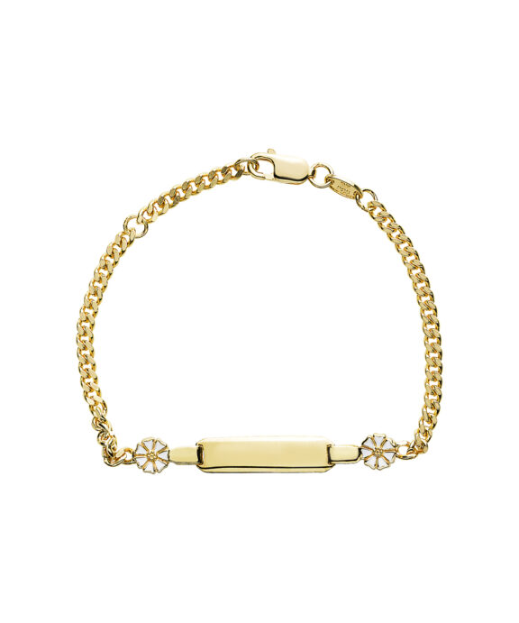 LUND COPENHAGEN SØLV FORGYLDT MARGUERIT AMBÅND 2X5 PANSER - 90108016-M