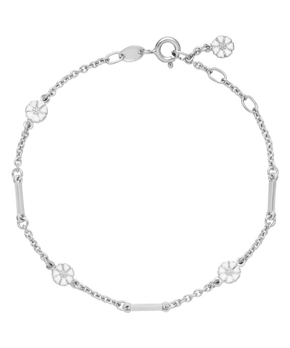 LUND COPENHAGEN SØLV ARMBÅND MARGUERIT PIND - 9015049-H