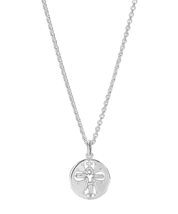 LUND COPENHAGEN SØLV HALSKÆDE DAGMARKORS - 9021215