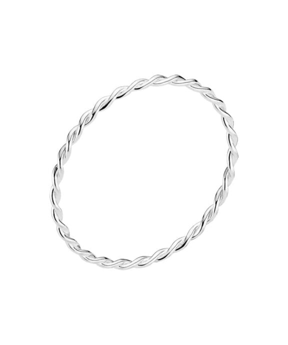 LUND COPENHAGEN SNOET SØLV ARMRING - 9031424