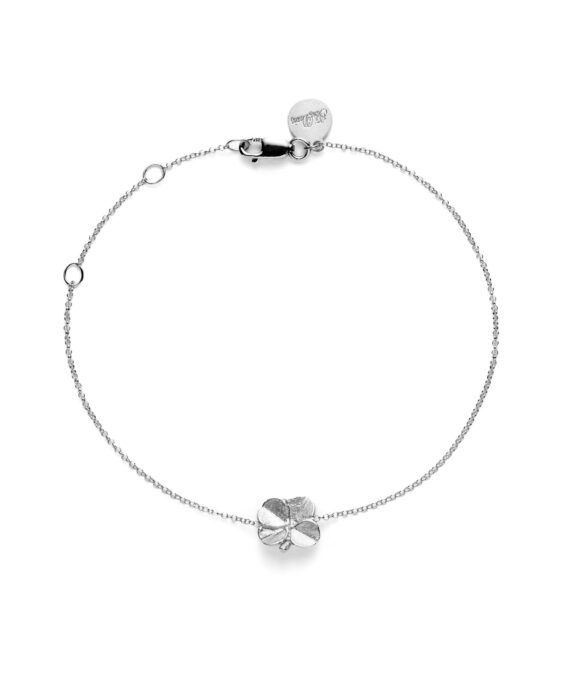 FLORA DANICA FIRKLØVER SØLV ARMBÅND - FLC-Br-S