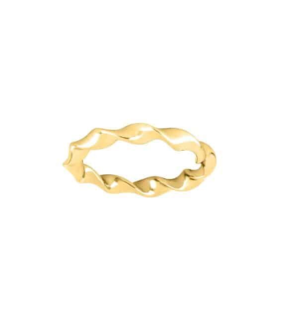 NORDAHL JEWELLERY KELLY RING SØLV FORGYLDT STR. 56- 102533259