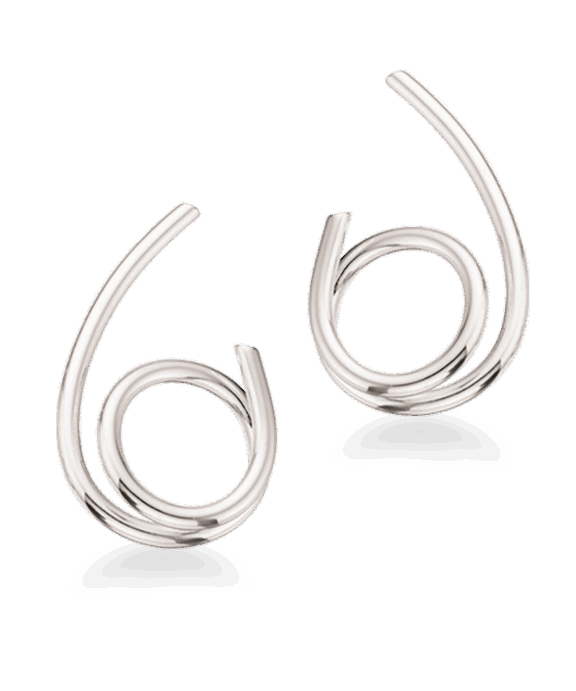 SCROUPLES SØLV ØRERINGE - 155032