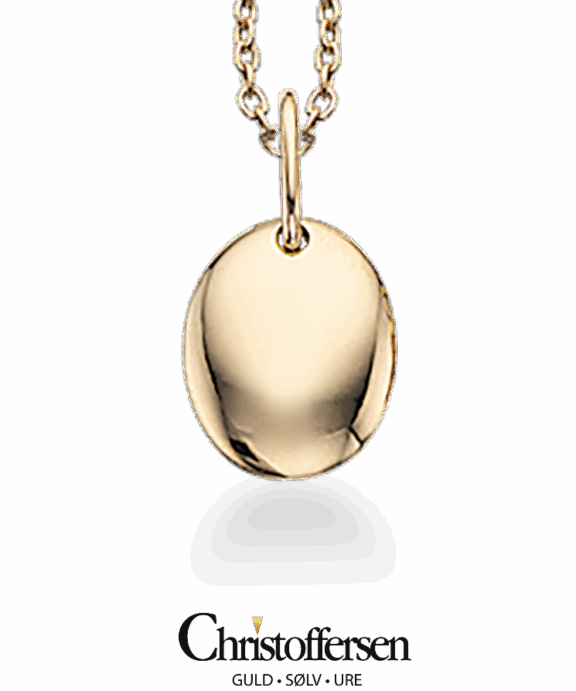 SCROUPLES 8 KARAT GULD VEDHÆNG BLANK - 210713