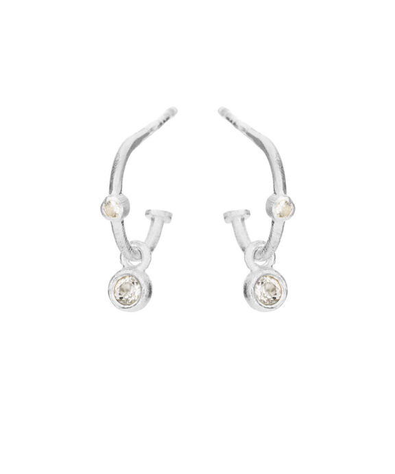 SUSANNE FRIIS BJØRNER ØRERINGE SØLV - 5202-1-10
