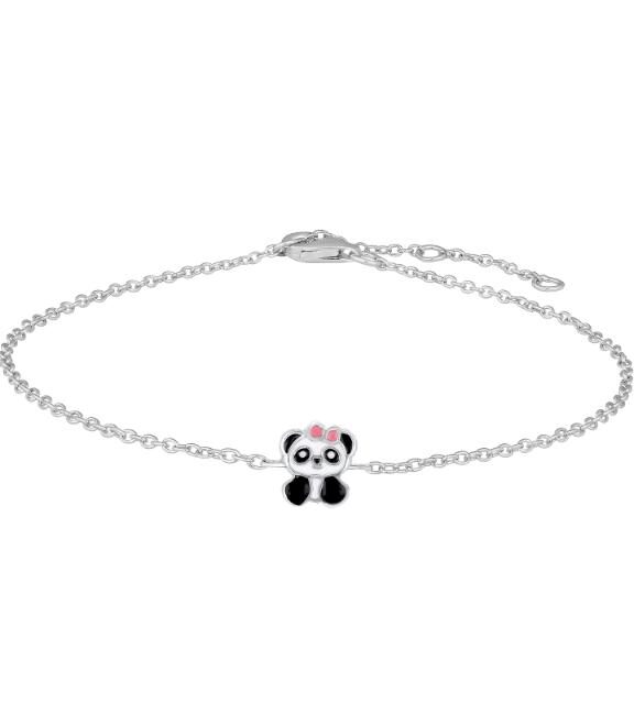NORDAHL JEWELLERY ARMBÅND SØLV MED PANDA - 80250860900