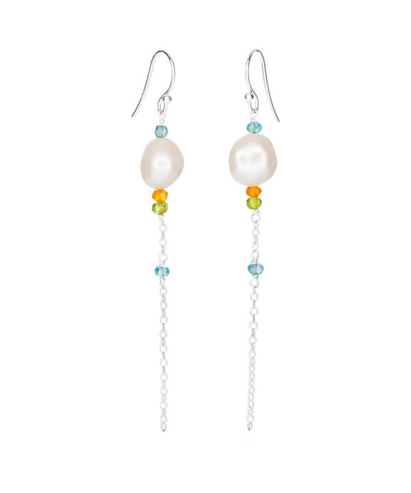 SUSANNE FRIIS BJØRNER PERLEØRERINGE SØLV - 5642-1-572