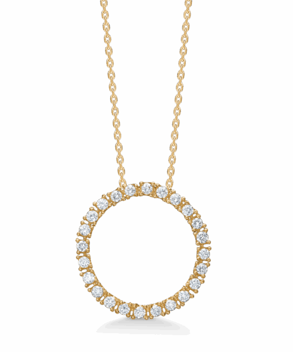 MADS Z HALO VEDHÆNG I 14 KARAT GULD MED BRILLANTER - 1531025