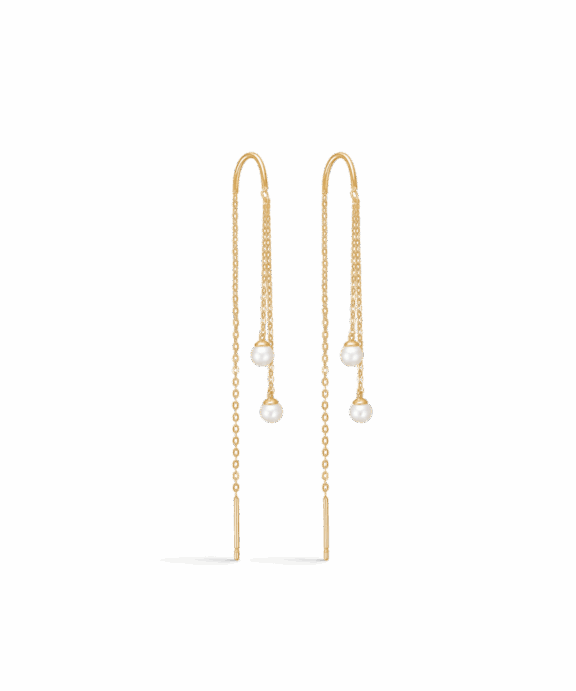 MADS Z ELLIE 8 KARAT GULD ØRESTIK MED PERLER - 3303112