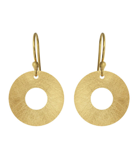 SUSANNE FRIIS BJØRNER FORGYLDTE PLADEØRERINGE - 4044-2