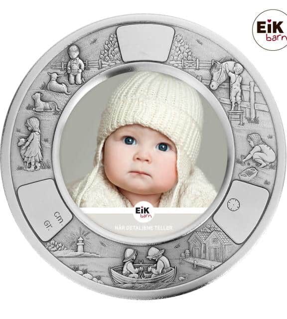 NOA KIDS RUND FORTINNET FOTORAMME MED BØRNESANGE - 89000001262