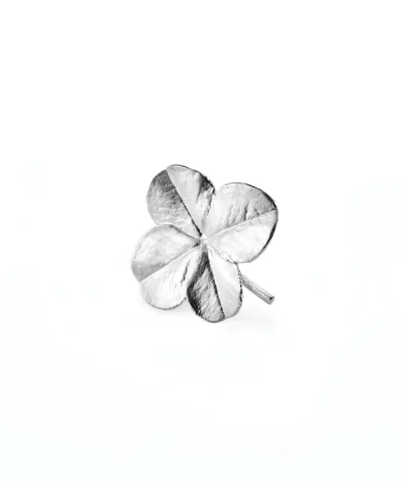 FLORA DANICA FIRKLØVER BROCHE SØLV - FLC-Bro-S