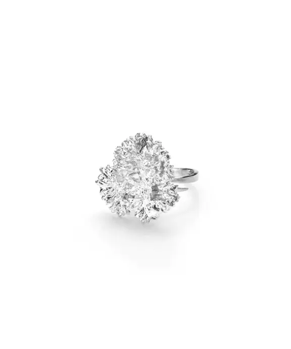 FLORA DANICA PERSILLE RING SØLV - PAR-StRi-S
