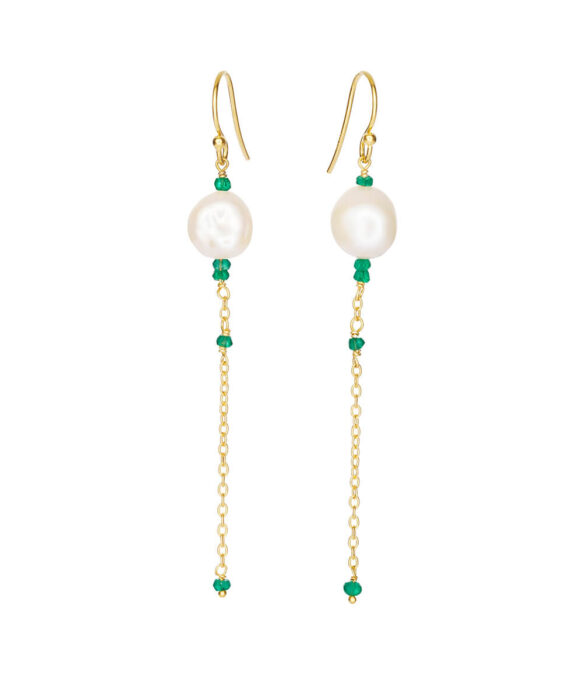 SUSANNE FRIIS BJØRNER ØRERINGE SØLV FORGYLDT - 5642-2-566