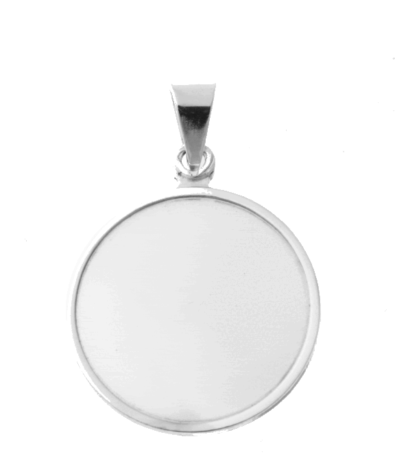 LUND COPENHAGEN SØLV VEDHÆNG PLADE 17 MM -  908513