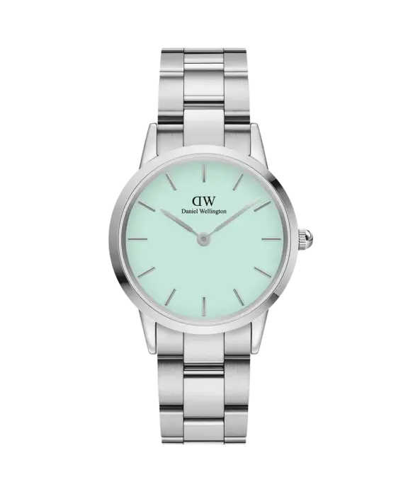 DANIEL WELLINGTON STÅL DAMEUR PASTEL GRØN 28 - DW00100538