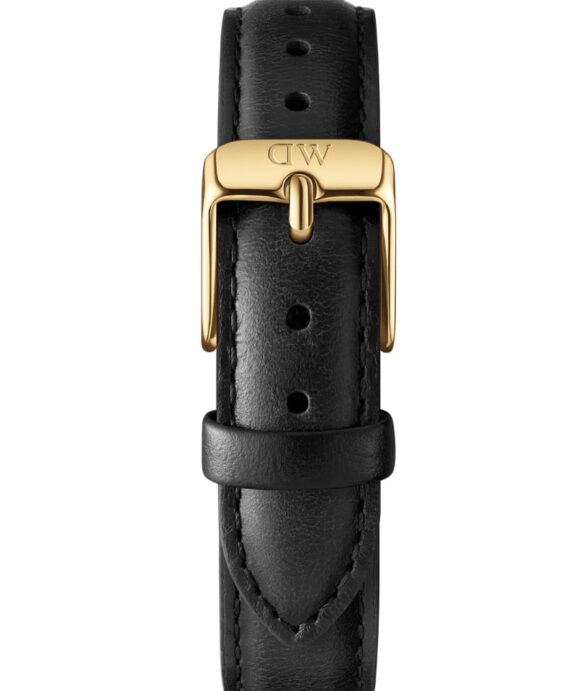 DANIEL WELLINGTON LÆDERREM SORT 14 MM - DW00200233