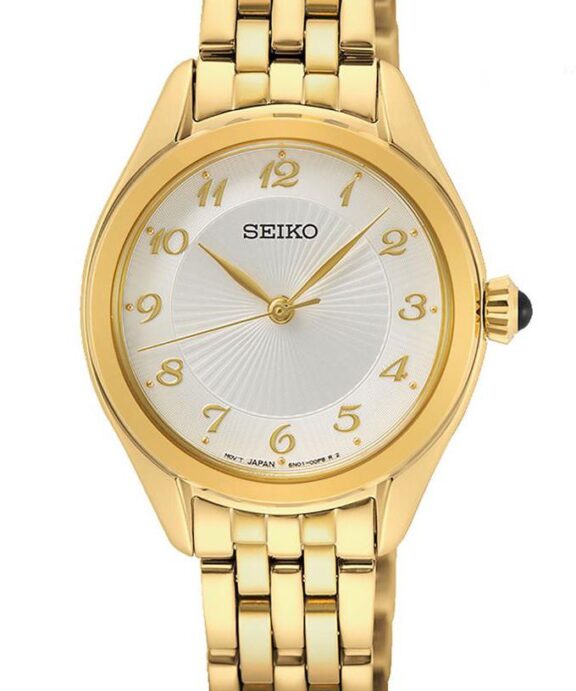 SEIKO DAME DUBLE MED TAL OG LÆNKE - SUR384P1