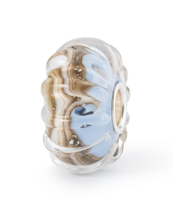 TROLLBEADS 'HØJE BØLGER' GLAS KUGLE - TGLBE-20331
