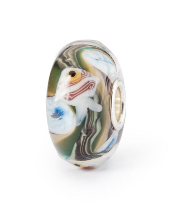 TROLLBEADS LIVET I HAVET GLAS KUGLE - TGLBE-20333