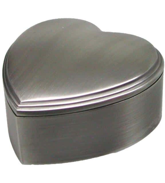 NORDAHL ANDERSEN SMYKKESKRIN HJERTE TIN 8X8 MM - 97015474470