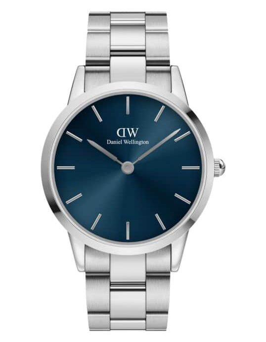 DANIEL WELLINGTON BLÅ SKIVE 40 MM ICONIC LINK - DW00100448