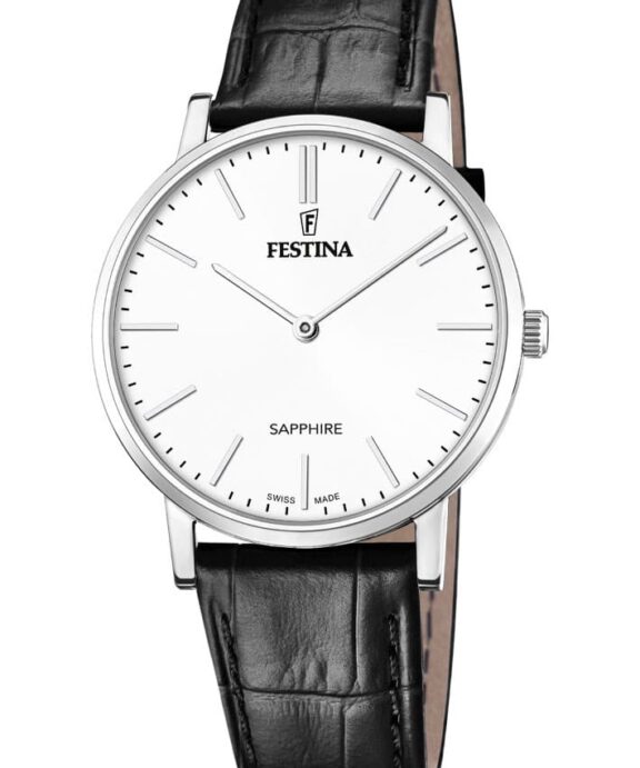 FESTINA HERREUR I STÅL SWISS MADE SLIM - F20012/1