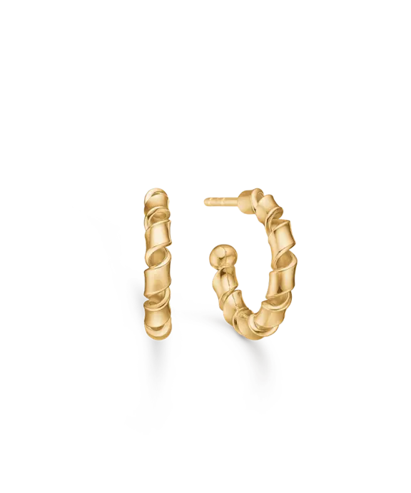 MADS Z POETRY COIL 14 KARAT GULD ØRERINGE SNOET - 1510060