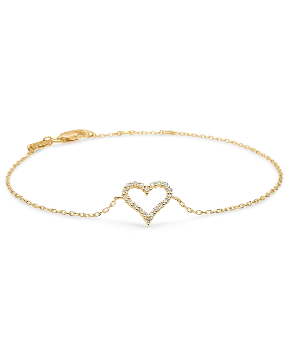 MADS Z TENDER HEART 14 KARAT GULD ARMBÅND MED DIAMANTER 0,12 W/SI - 1551312