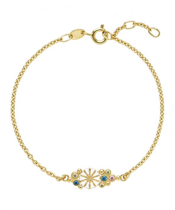 LUND COPENHAGEN SØLV FORGYLDT ARMBÅND 7,5 MM - 9015066-30-M